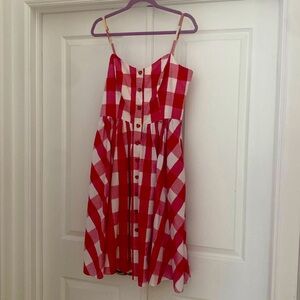 Vintage Look Betsey Johnson Cotton Gingham Dress